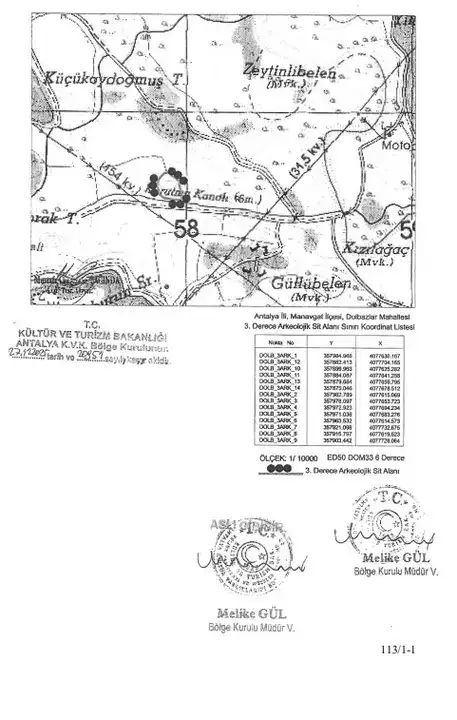 Manavgat’ta Antalya Büyükşehir Mezarlık Alanı Dahil 3 Koruma Kararı 6